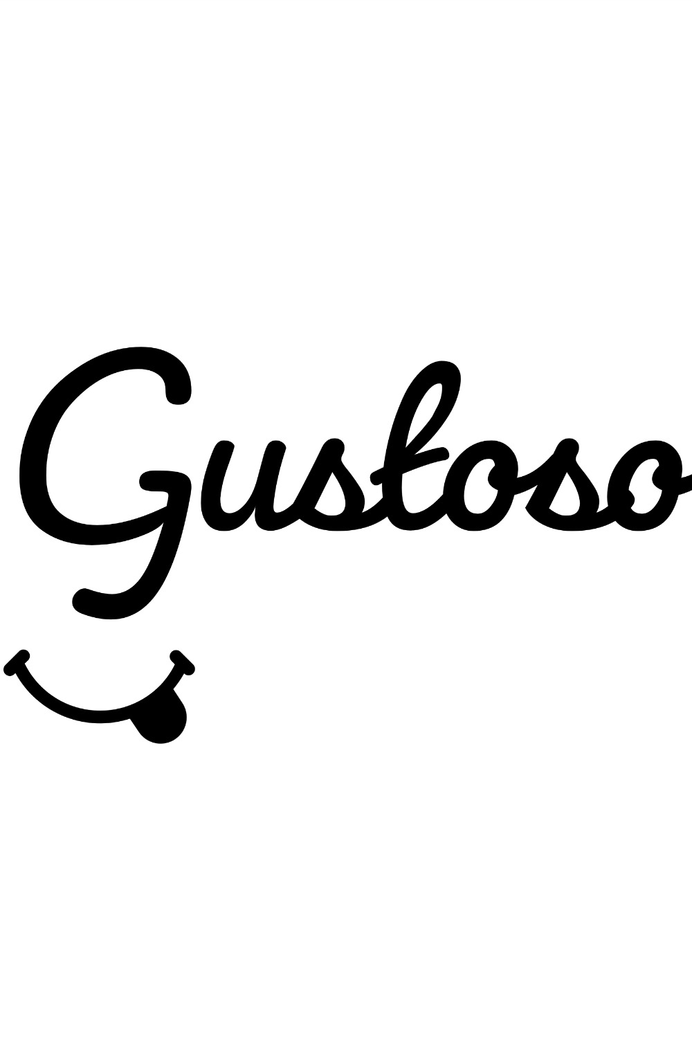 Gustoso - Restaurant Logo pinterest image.