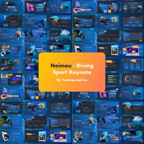 Neimou Diving Sport Keynote - main image preview.