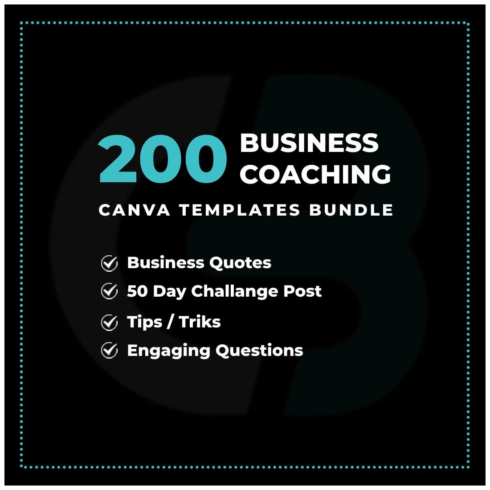 Business Coaching Canva Templates Bundle cover image.