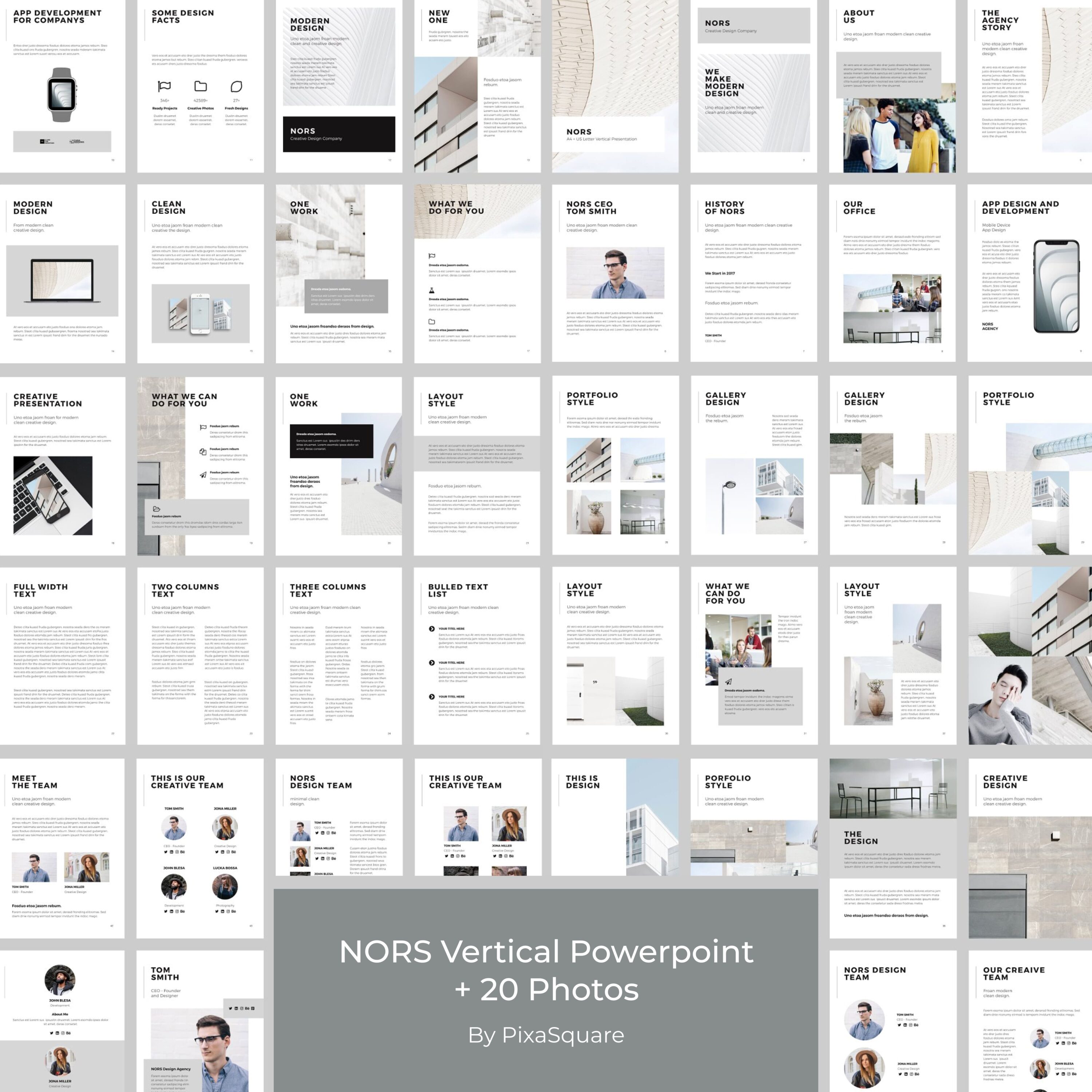 NORS Vertical Powerpoint + 20 Photos cover.