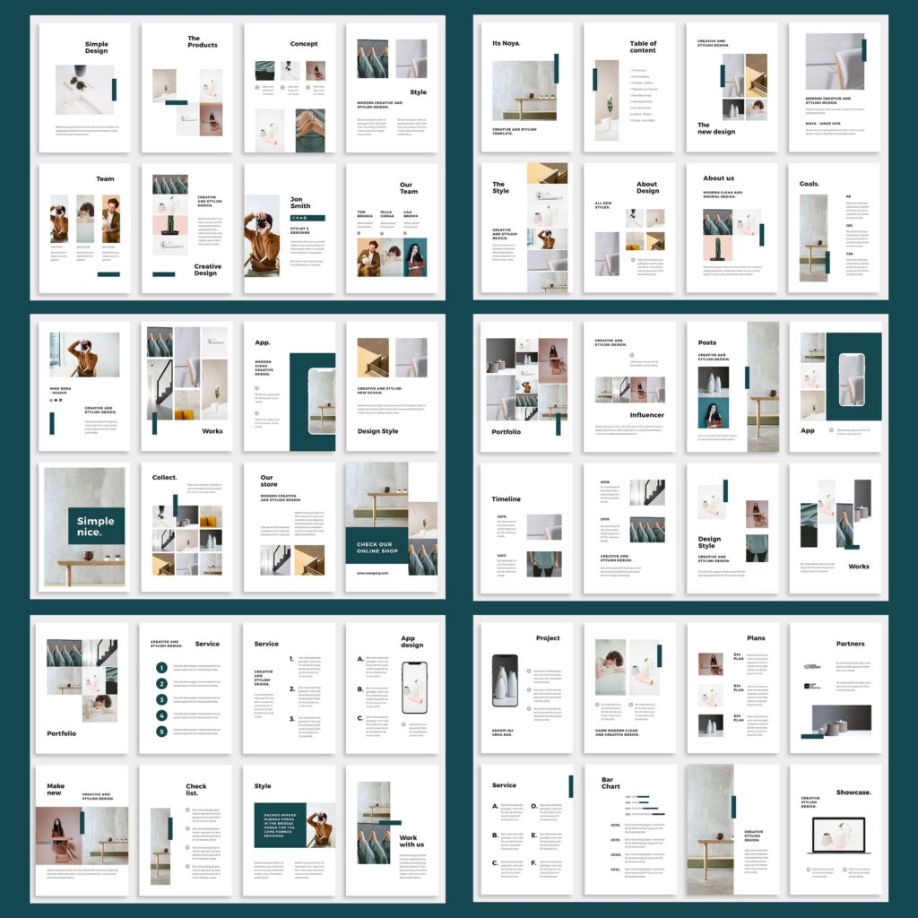 NOYA - Vertical Powerpoint Template – MasterBundles