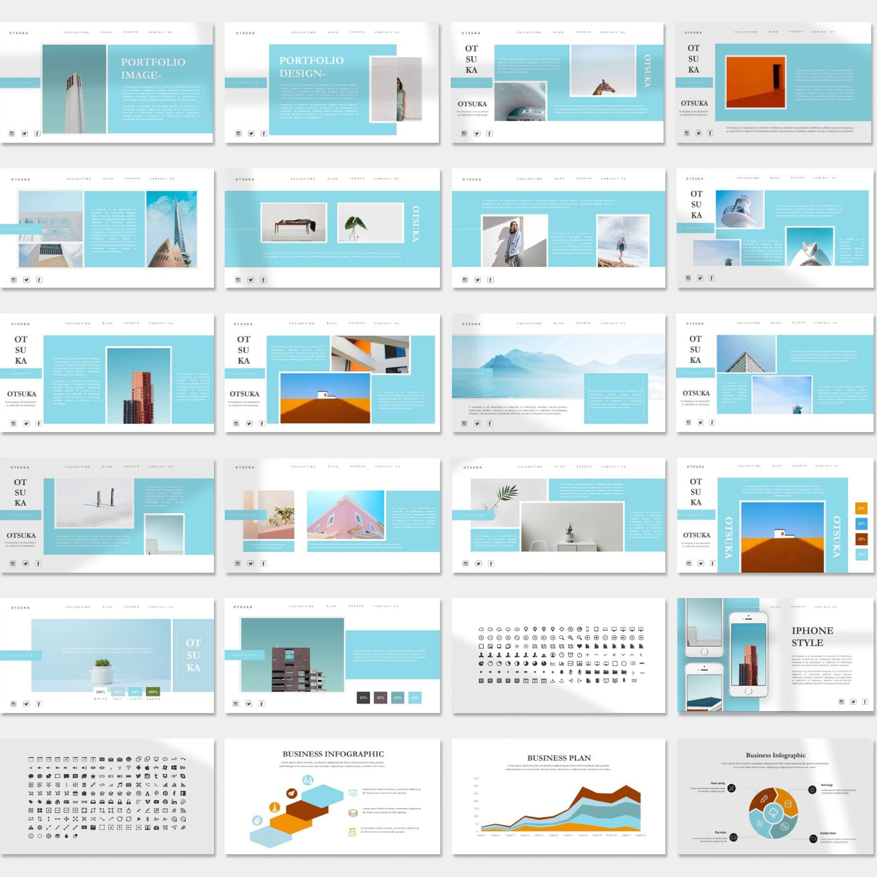 OTSUKA | Powerpoint Template created by Barland Design.