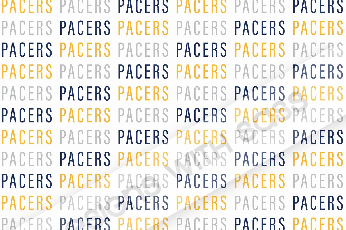 Pacers design for any projects.