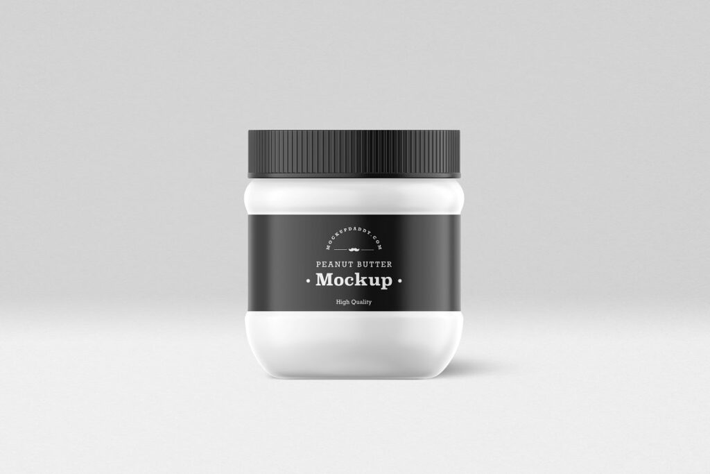 HighQuality Peanut Butter Jar Mockup MasterBundles