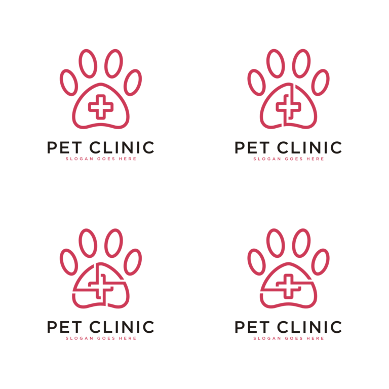 Pet Hospital Logo Design Template MasterBundles