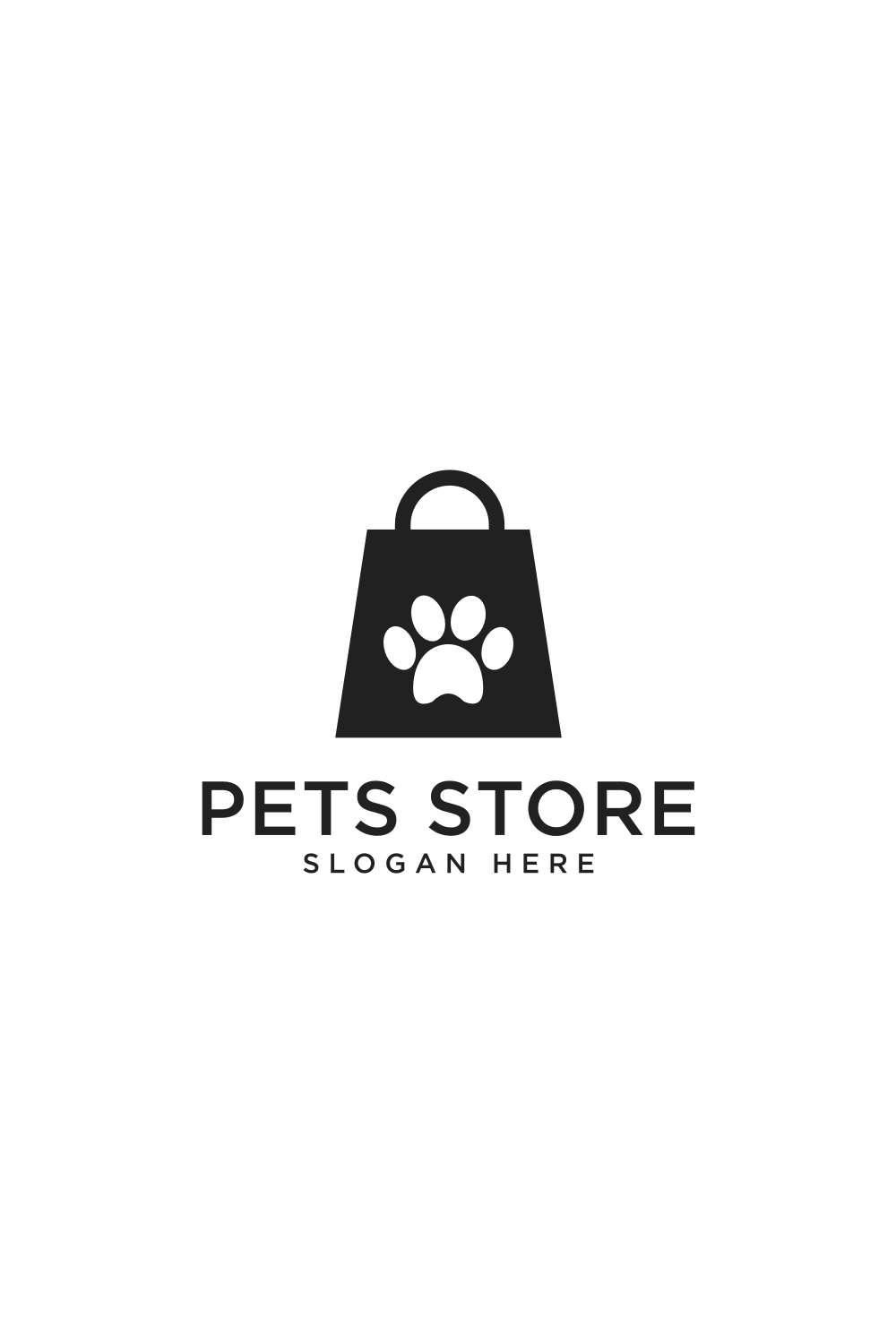 Pets Store Logo Vector Design Pinterest preview.