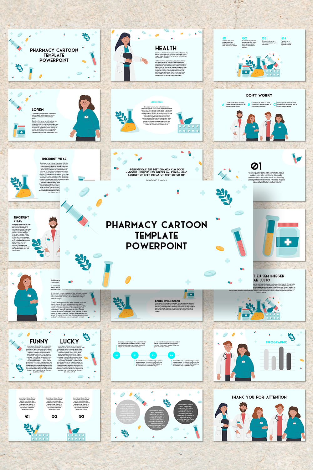 pharmacy cartoon template powerpoint 1000x1500