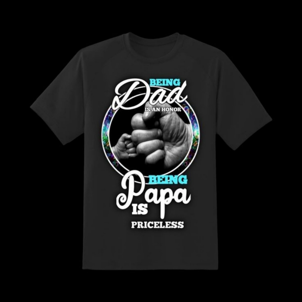 Father's Day Special T-shirt Design Template pinterest image.