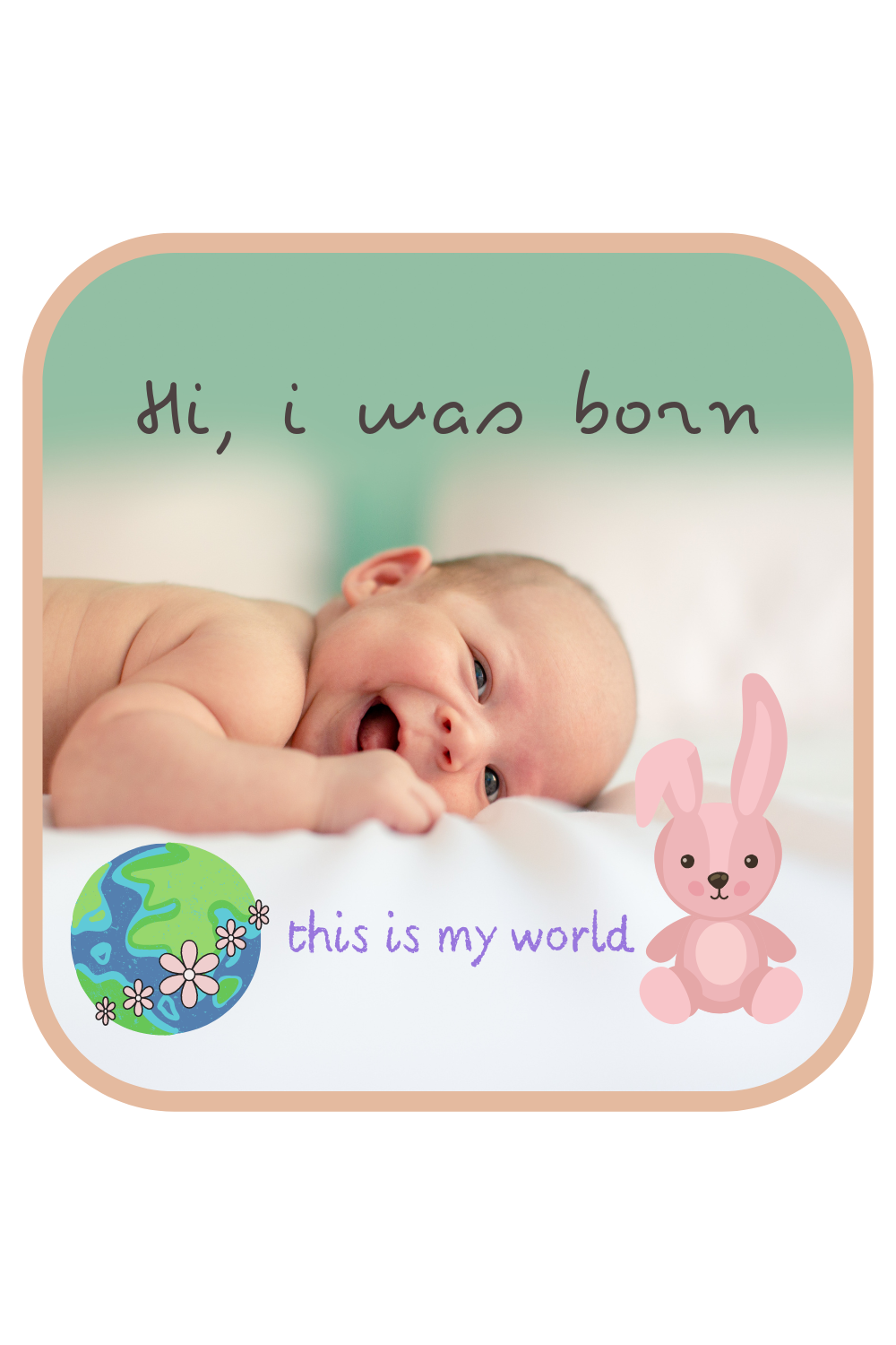 Baby Instagram Post Templates pinterest image.