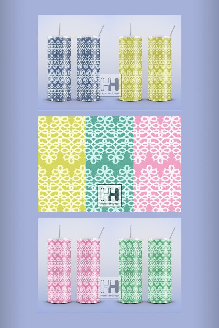 Horizontal Lace Pattern, Skinny Tumbler Wrap Sublimation – MasterBundles