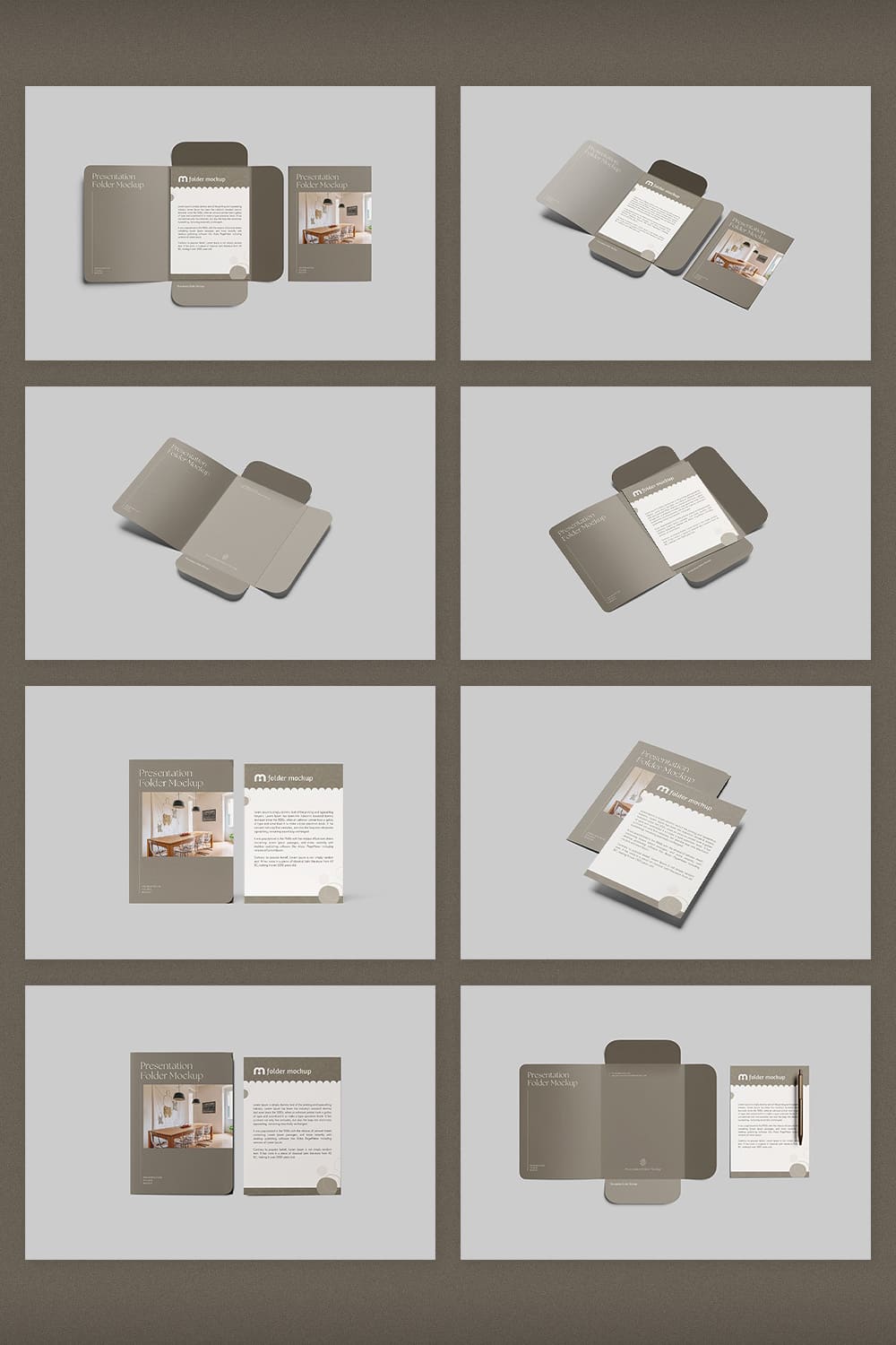 Presentation folder images cover with irresistible design.