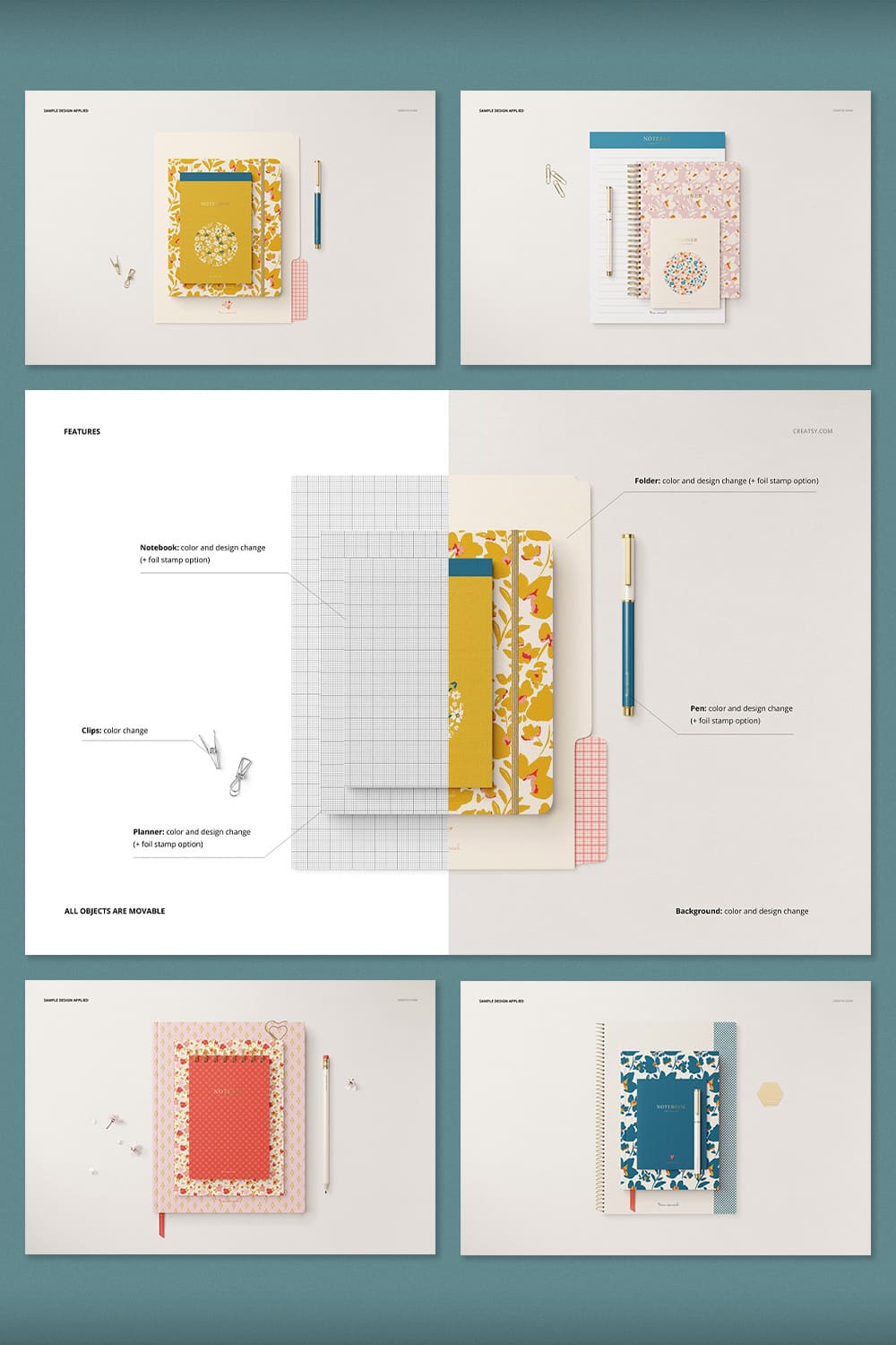 Stationery images cover with irresistible design.
