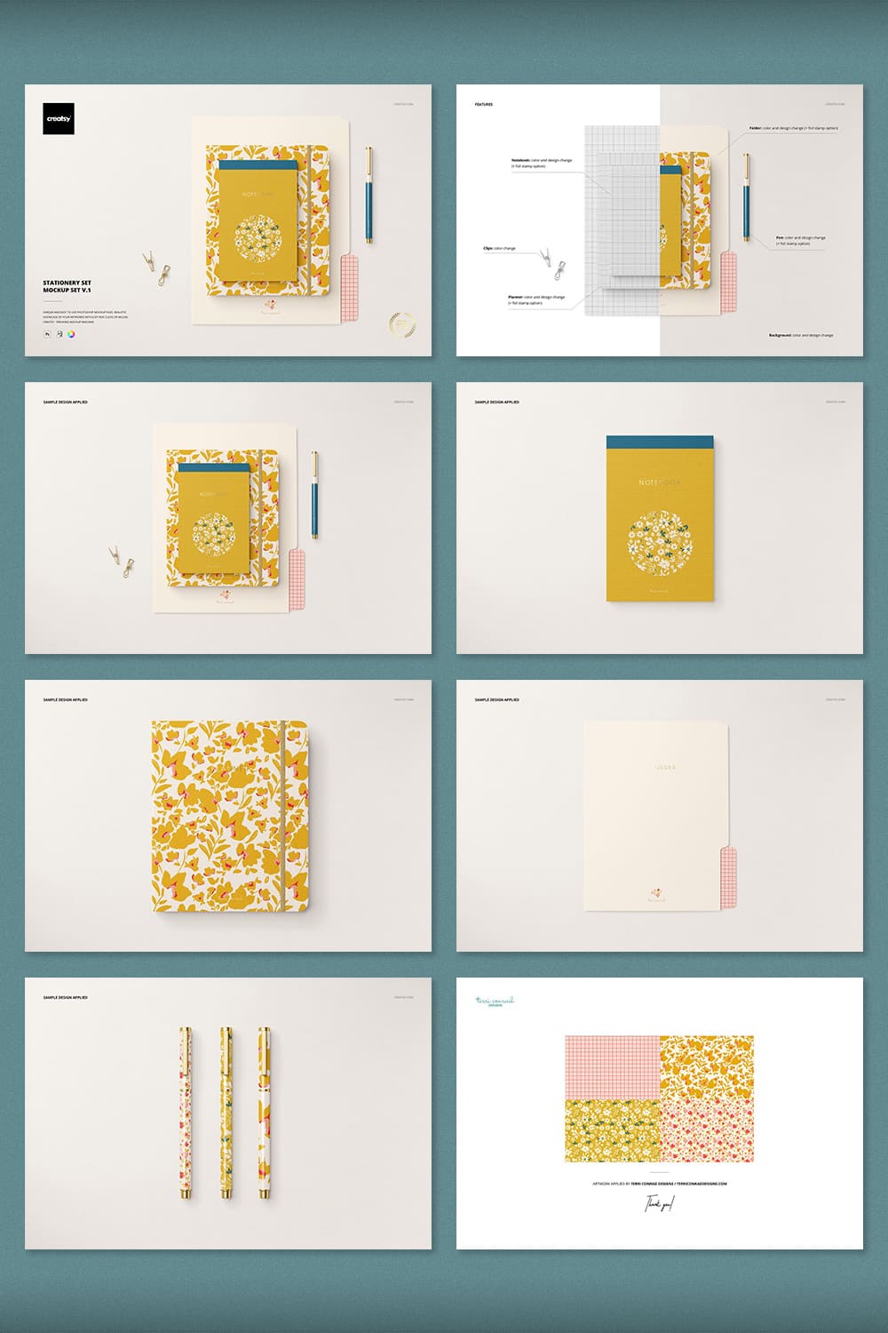 Stationery images cover with irresistible design.