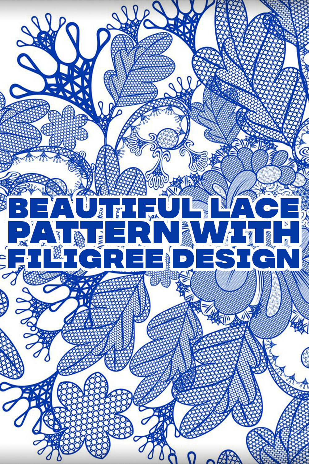 Beautiful Lace Pattern With Filigree Design.