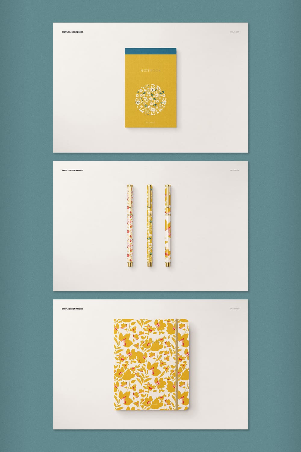 A pack of images of stationery with an enchanting design.