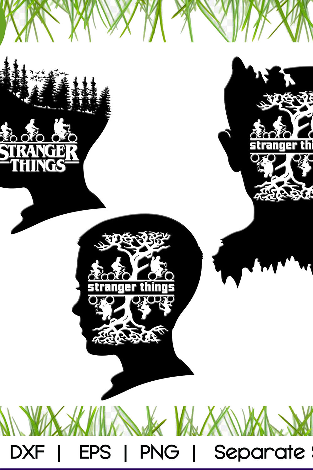 Stranger Things SVG pinterest image.