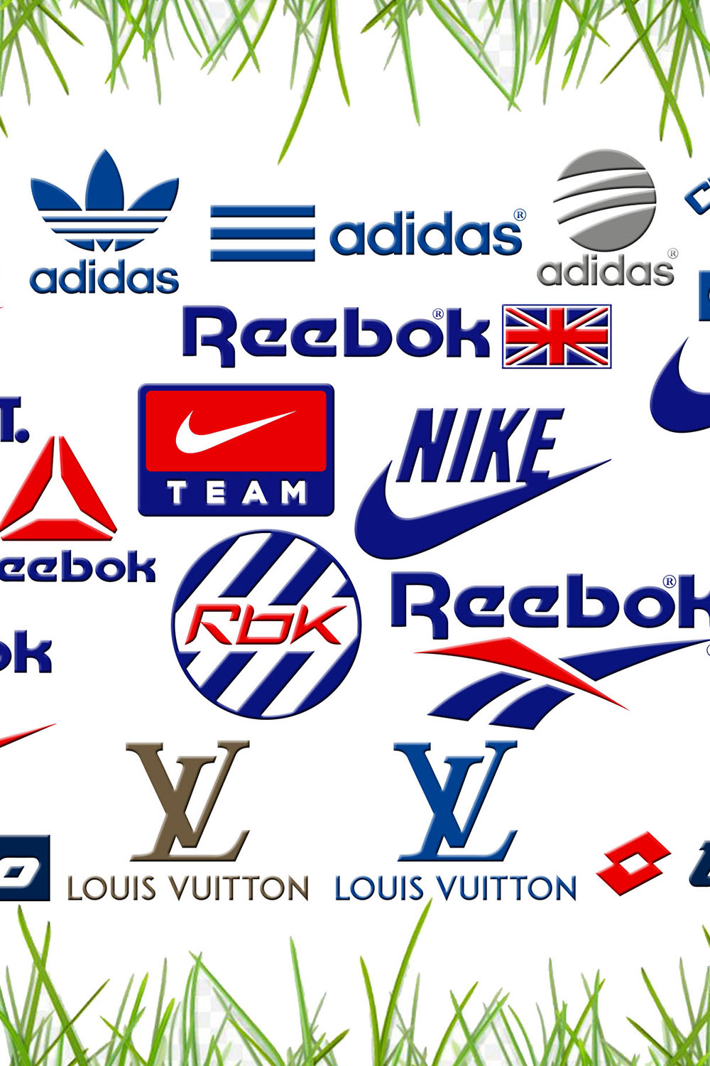 Famous Brand Blue Logo SVG Pintertest image.
