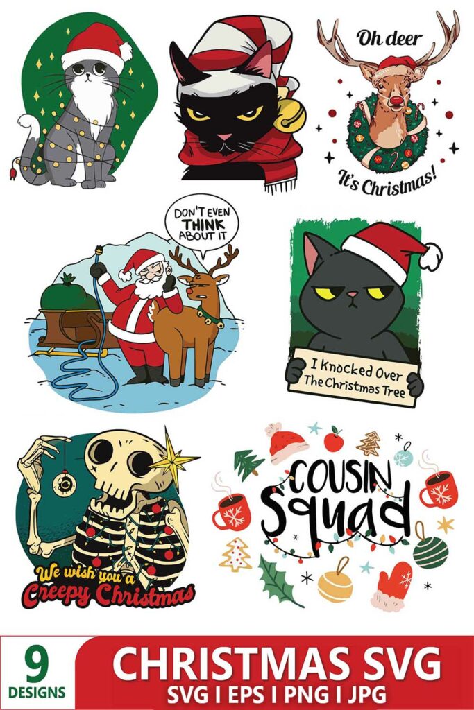 9 Christmas Cricut Designs SVG - MasterBundles