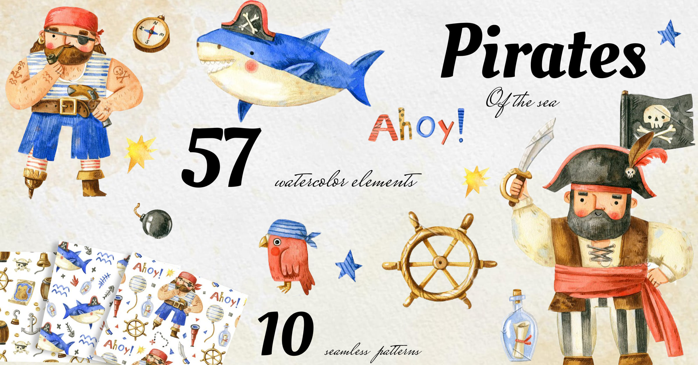 Pirates of the Sea. MasterBundles