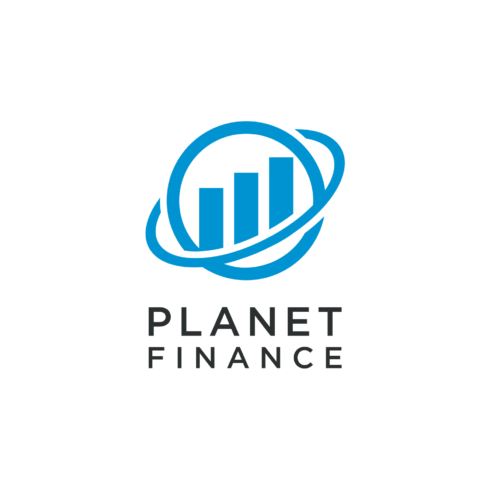 Planet Finance Marketing Logo Design Vector cover image.
