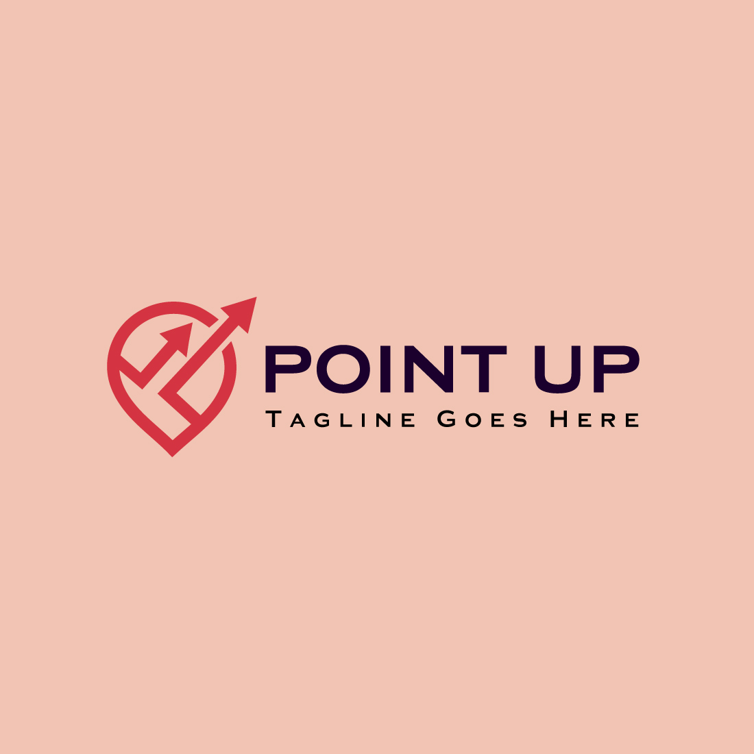 Point Up Logo for delivery company.