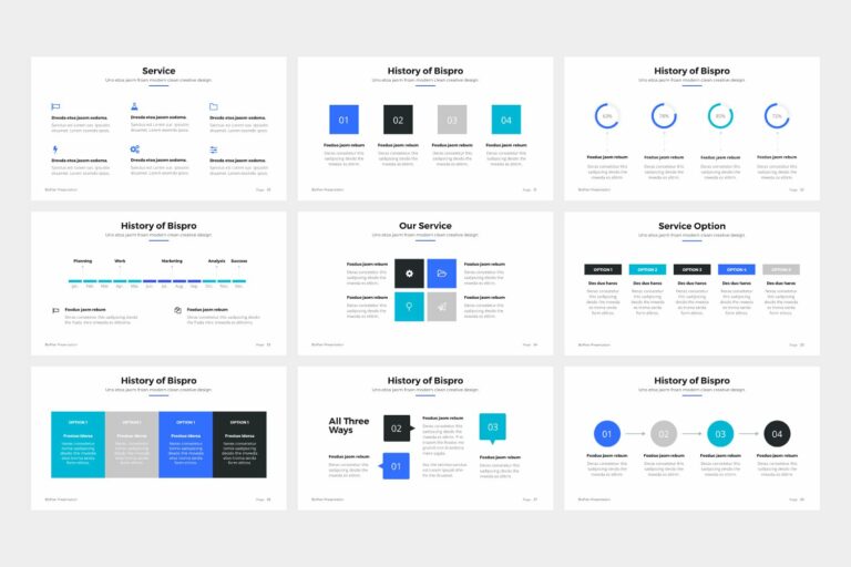 BizPro. Powerpoint Business Template – MasterBundles