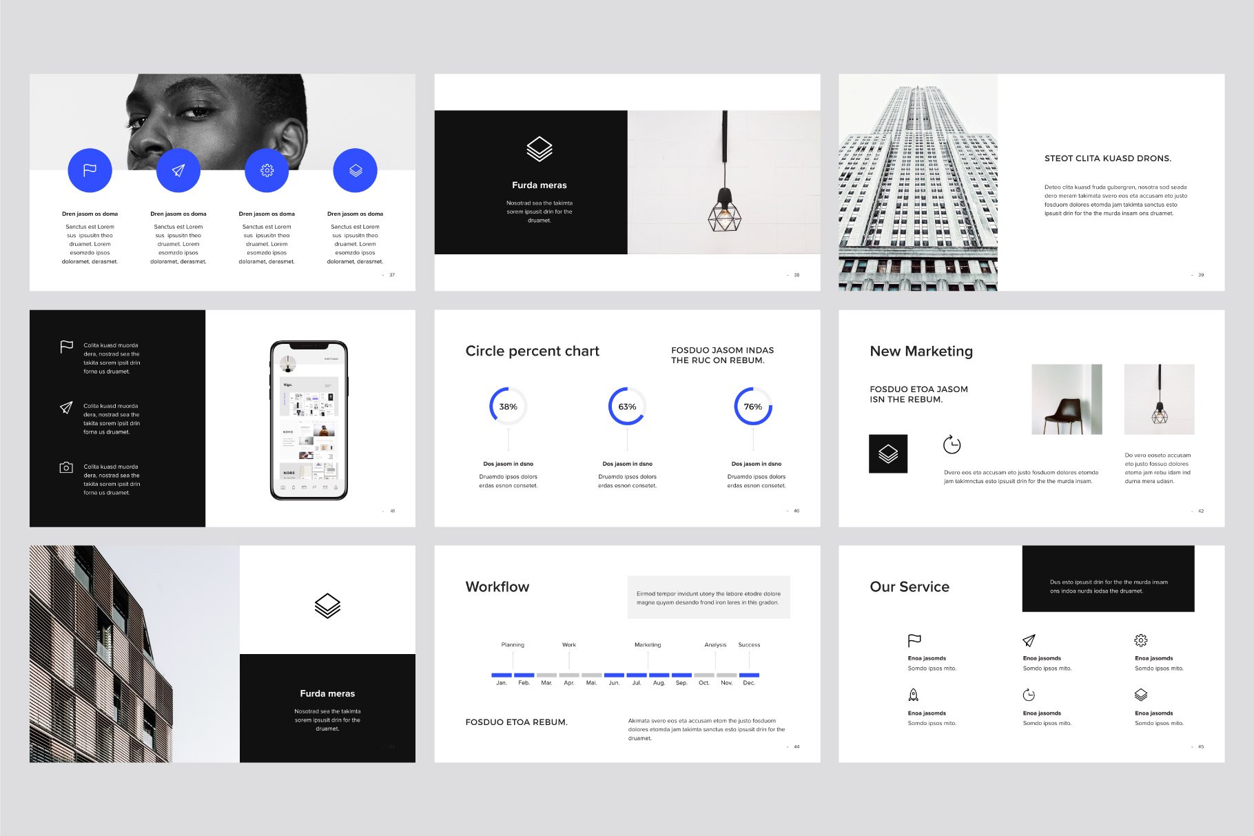 Muro is a mobile friendly template with an adaptive design.