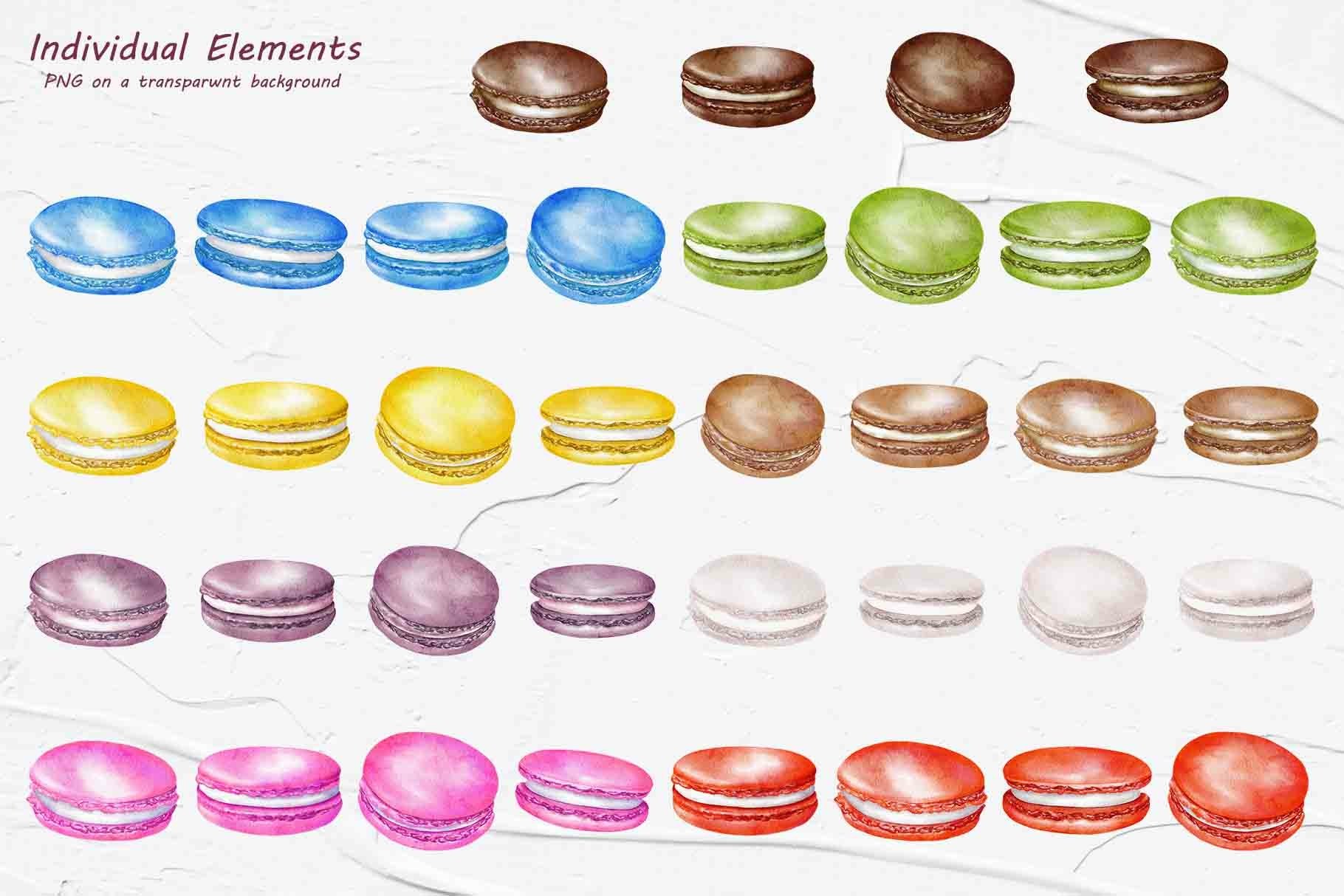 Diverse of macaroons for your collection.
