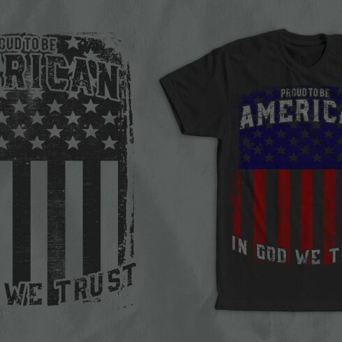 Proud American T-Shirt Design | MasterBundles