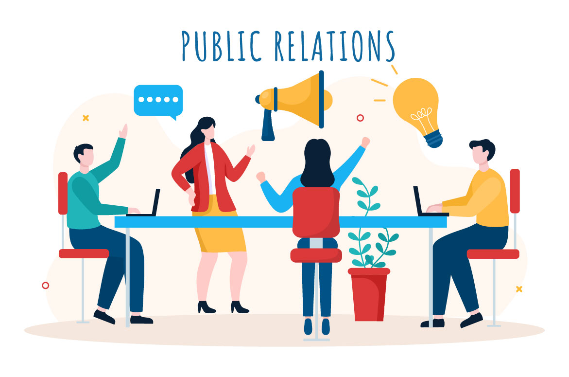 15 Public Relations Illustration for designers.