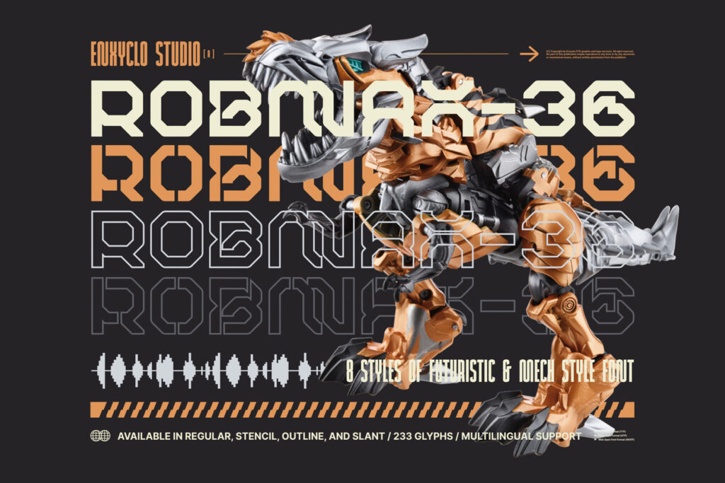 Futuristic Font Bundle [Vol. 01] - 13 Font & 50 Styles - MasterBundles