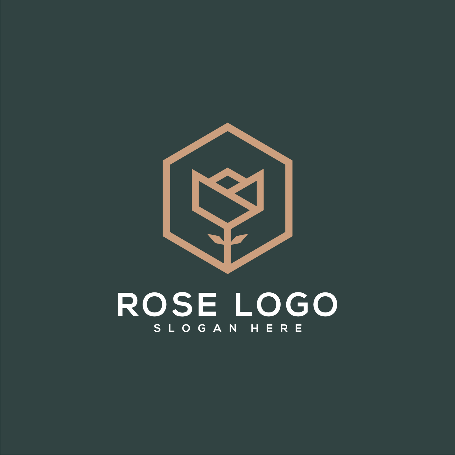 Modern rose logo design : r/logodesign