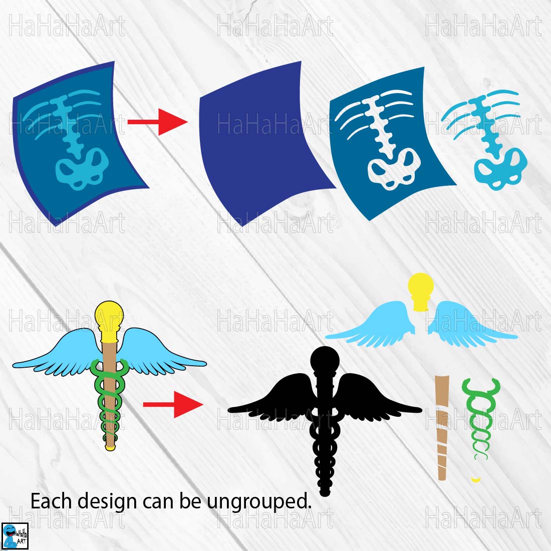 Doctor and Medical Designs Clipart preview image.