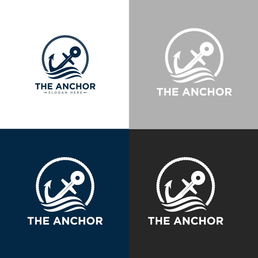 Ship Anchor and Rope Logo – MasterBundles