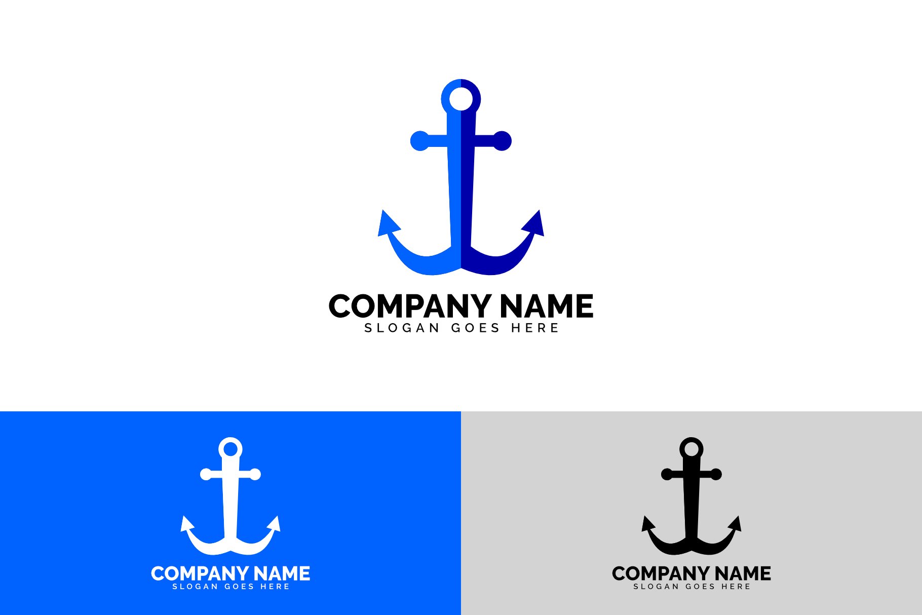Some options of anchor logo.