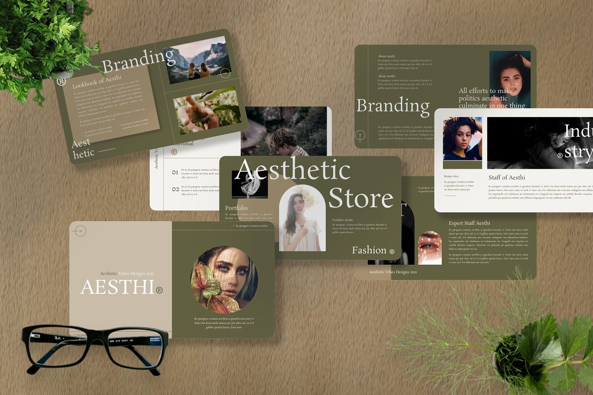 Cover image of Aesthi - Aesthetic Template.