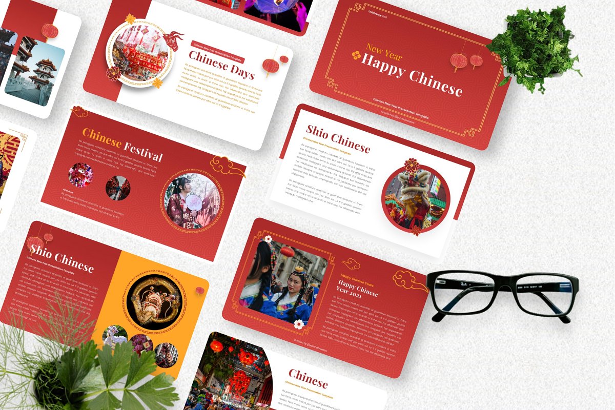 Cover image of Shio Chinese New Year Template.