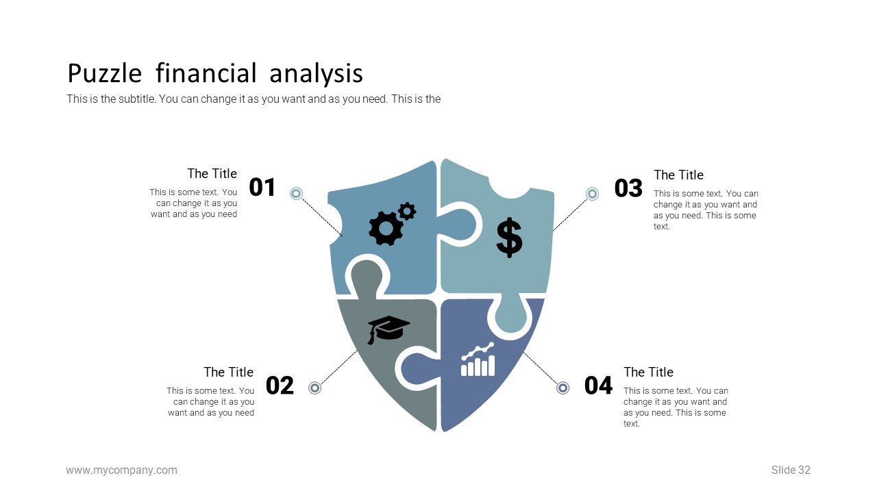 Business Template Powepoint financial analysis.