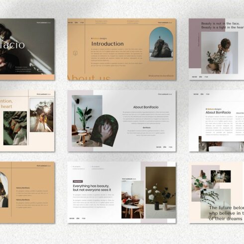 Bonifacio - Aesthetic Google Slide | Master Bundles