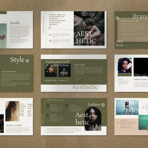 Aesthi - Aesthetic Google Slide | Master Bundles