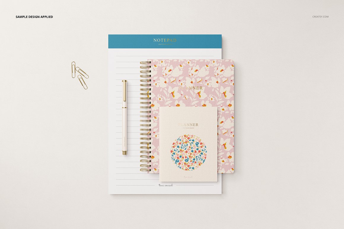 Images of stationery with wonderful design.