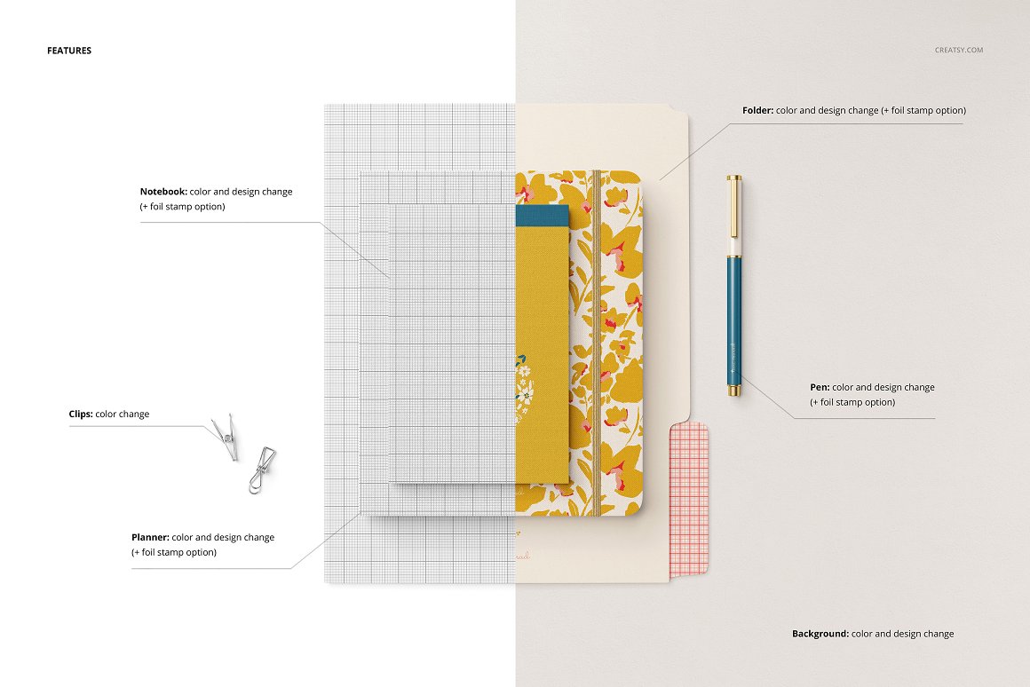 Great designed stationery images.