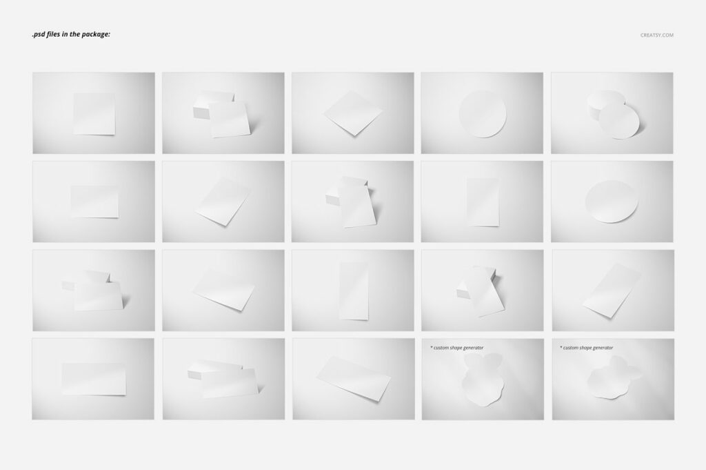 Sticker Generator Mockup Set – MasterBundles