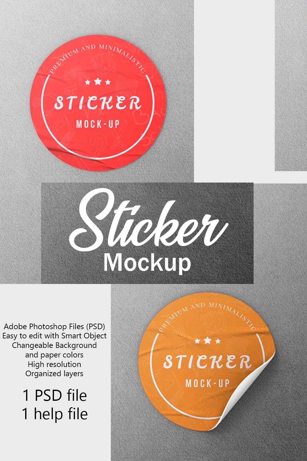 Gorgeous red and orange stickers images.