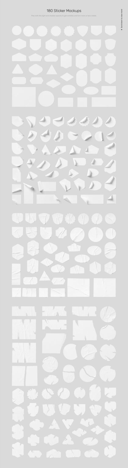 Shape Builder Sticker Sticker Mockups - Shape Generator – MasterBundles