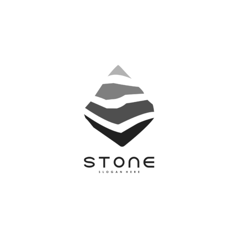 stone logo vector