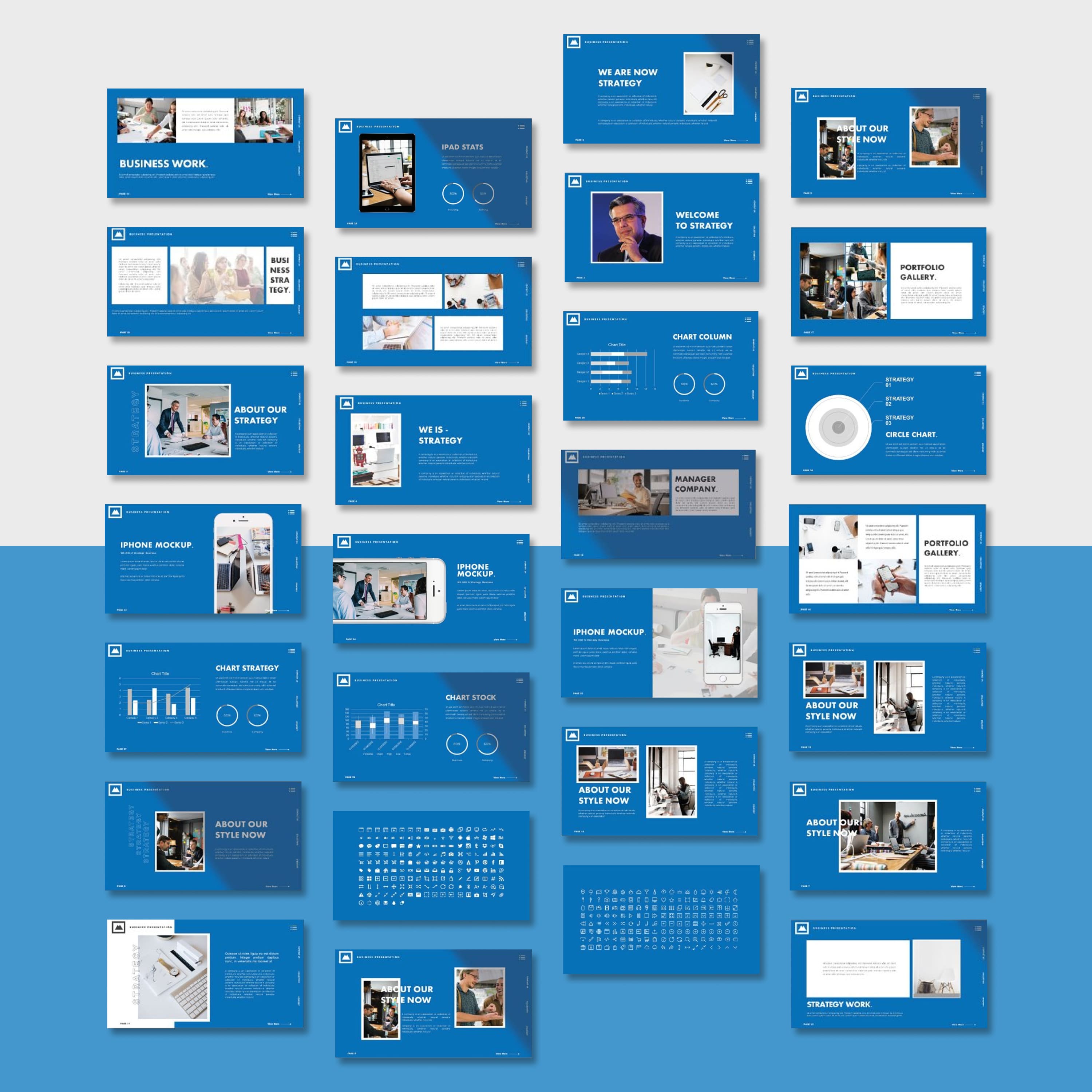 STRATEGY - Business Keynote Template created by Barland Design.
