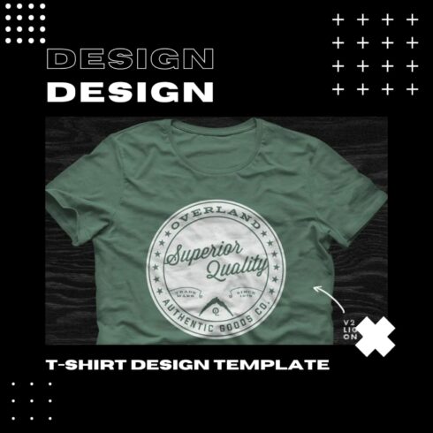 T-Shirt Design Template - 001.