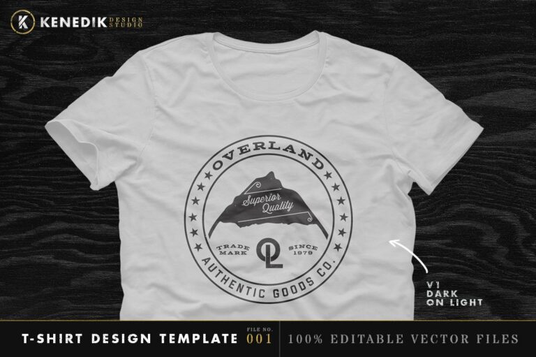 T-Shirt Design Template – MasterBundles