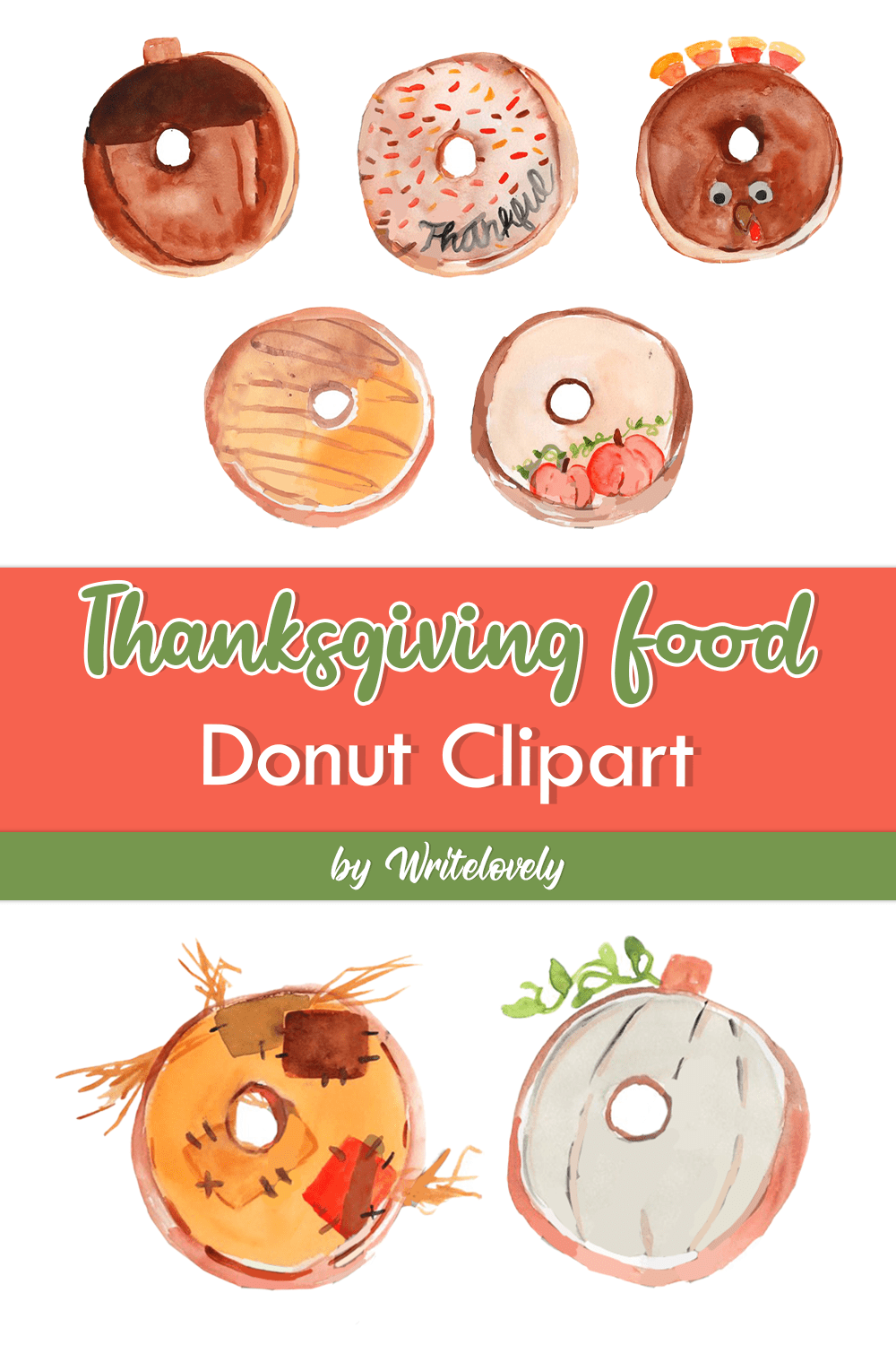thanksgiving food donut clipart pinterest